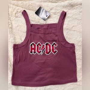 ACDC crop top